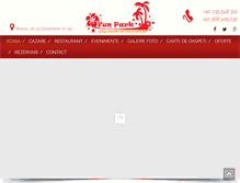 Tablet Screenshot of funparkbrasov.ro